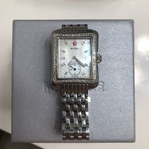 AUTHENTIC Like NEW Michelle deco Moderne 16mm w/ Diamonds